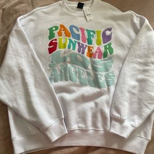 Oversized PACSUN crew neck sweatshirt